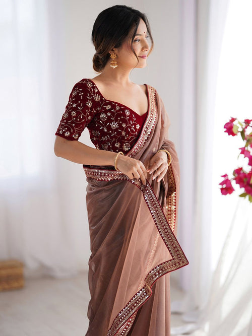 ELEGANT CLASSY SAREE FOR MODERN WOMEN